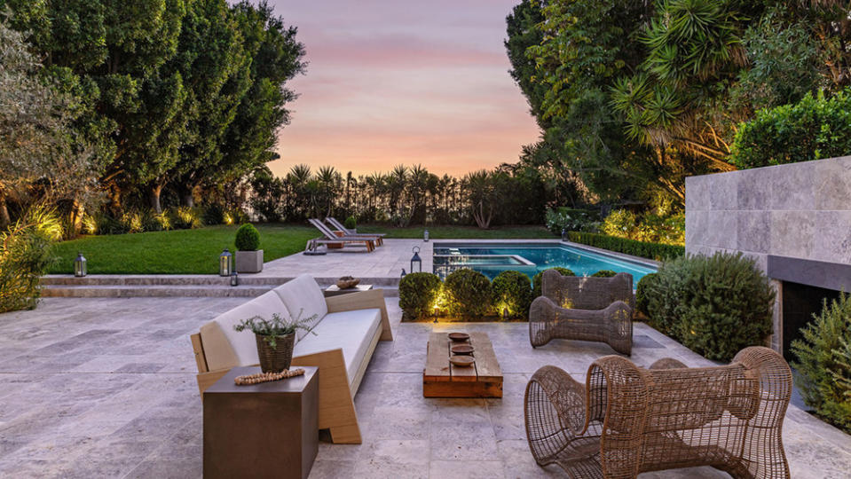 Glowing views of the landscape from the backyard. - Credit: Redfin