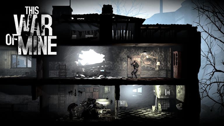 This War of Mine es un videojuego que toma la perspectiva de los civiles que deben absorber el daño colateral. Situado en “una ciudad europea” (no precisada), el juego registró un aumento en ventas de 2500% por ciento desde los primeros días de la invasión