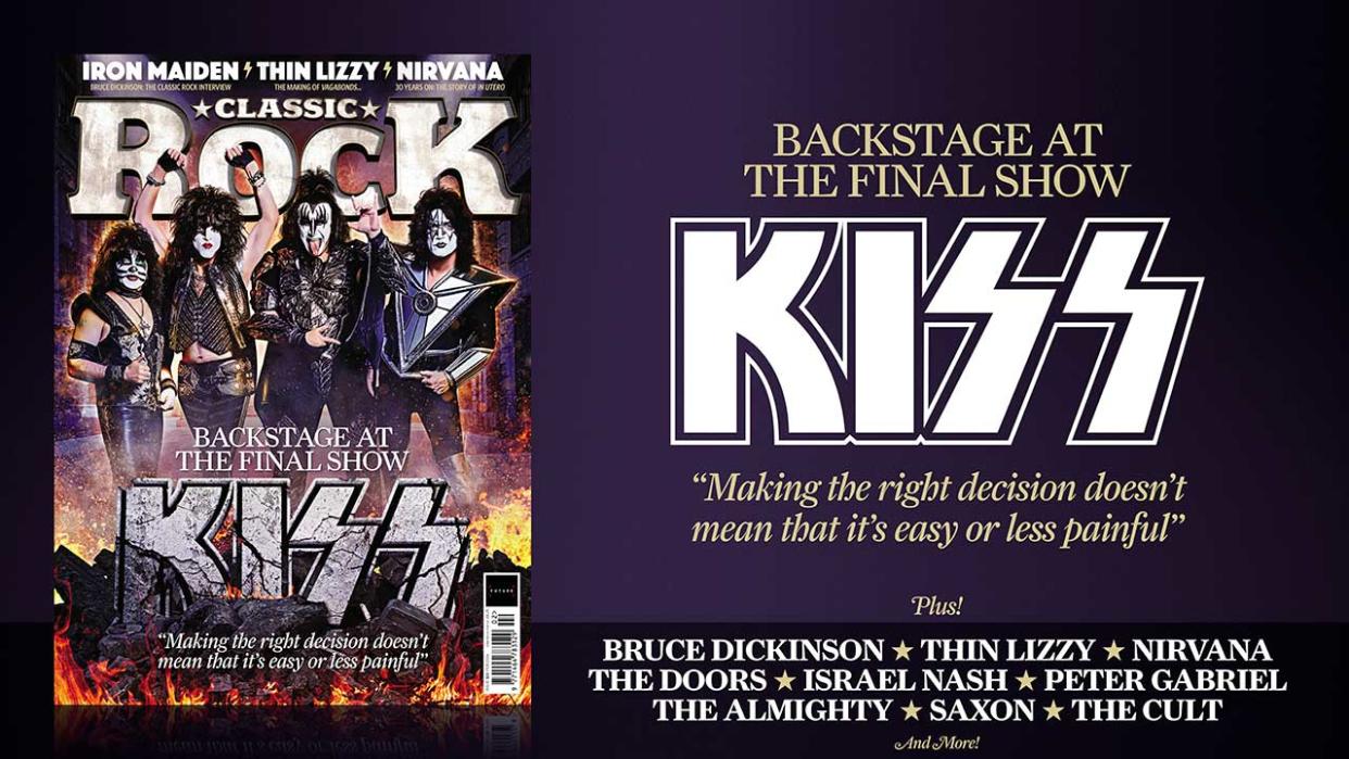  The cover of Classic Rock 323 starring Kiss. 