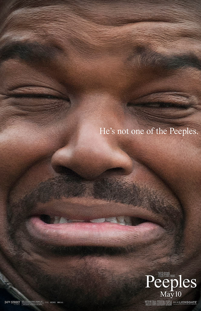 WORST: "Tyler Perry Presents Peeples" - Another tight close-up, this time of Craig Robinson, but this one is more off-putting than intriguing. Robinson's cry-face is supposed to be funny, but it ends up being just plain disturbing.