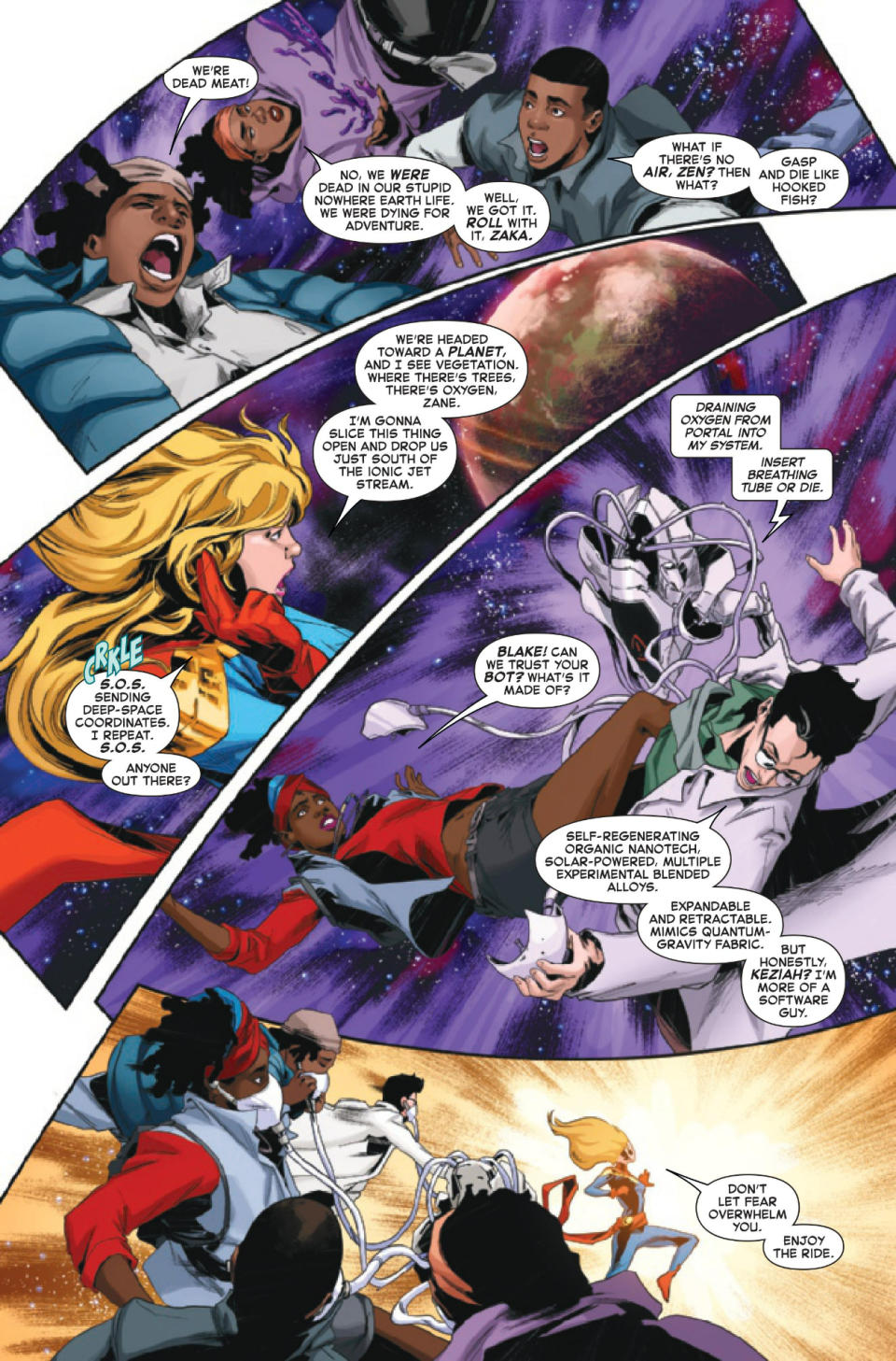 Captain Marvel: Dark Tempest #2 interior art