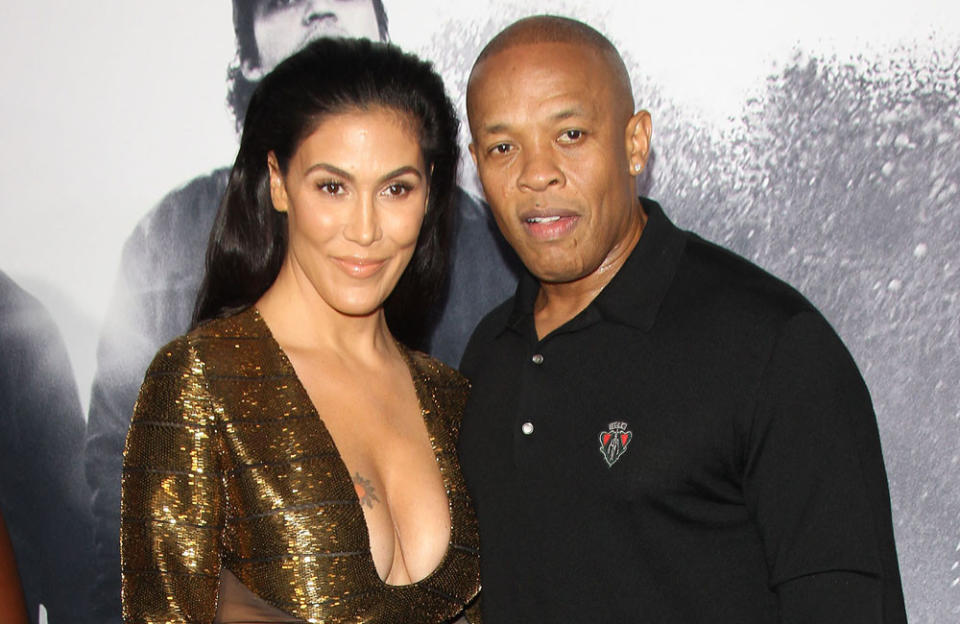 Nicole Young and Dr Dre's divorce has been bitter credit:Bang Showbiz