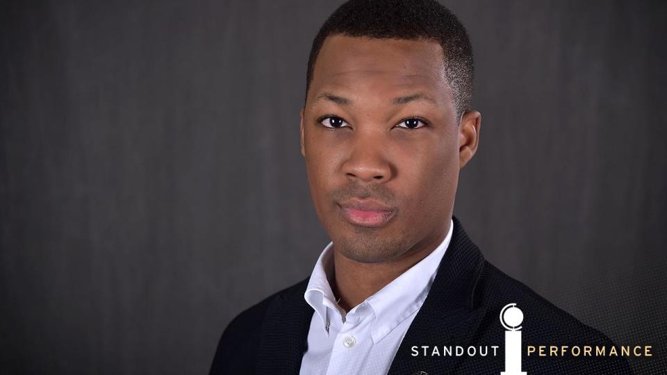 The '24: Legacy' star opens up about making his Tony-nominated Broadway debut in 'Six Degrees of Separation' opposite Allison Janney and John Benjamin Hickey.