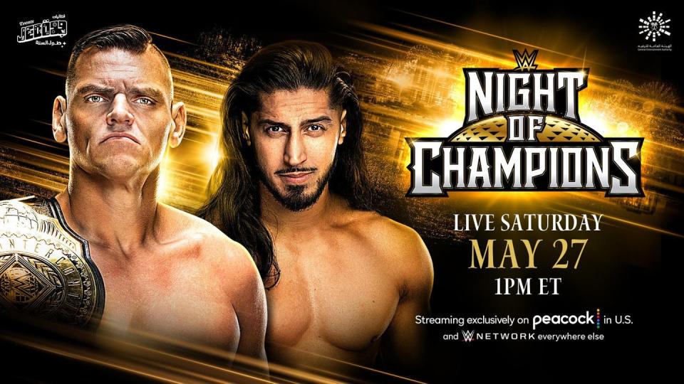 wwe night of champions gunther vs mustafa ali