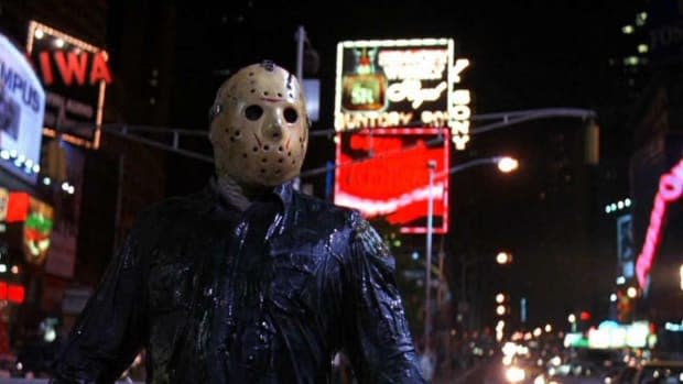 Kane Hodder as Jason Voorhees in "Friday the 13th Part VIII: Jason Takes Manhattan"<p>New Line Cinema</p>