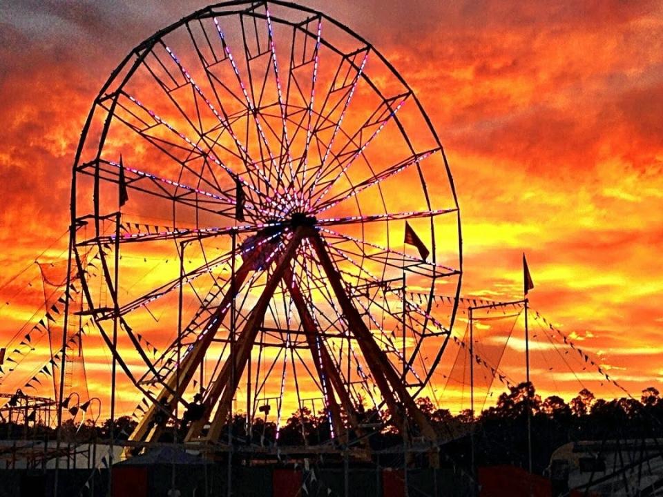 The Ferris wheel at the annual Fair at Fenway South