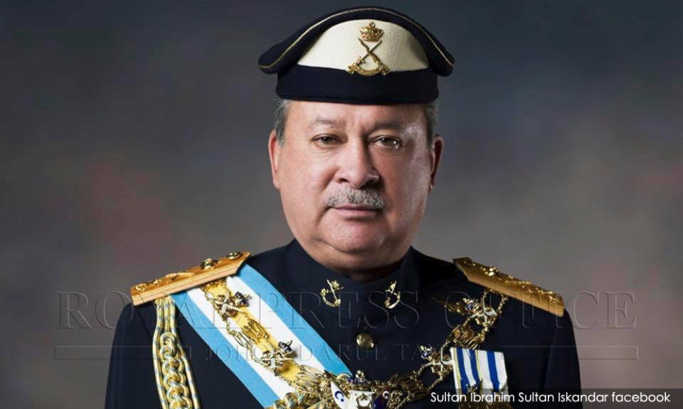 Johor ruler Sultan Ibrahim Sultan Iskandar