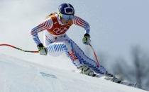 Alpine Skiing - Pyeongchang 2018 Winter Olympics - Women's Alpine Combined - Jeongseon Alpine Centre - Pyeongchang, South Korea - February 22, 2018 - Lindsey Vonn of the U.S. competes in the Women's Downhill part of the Women's Alpine Combined. REUTERS/Mike Segar