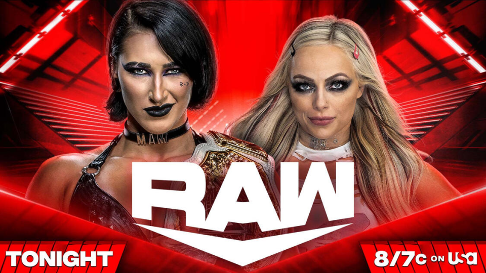 WWE Monday Night Raw - Rhea Ripley versus Liv Morgan