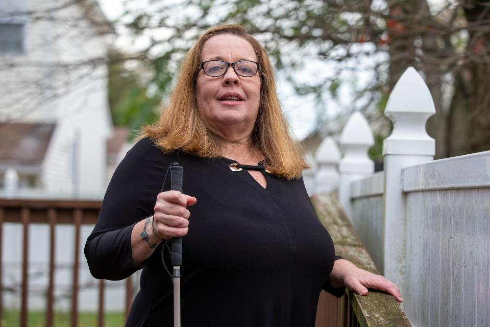 “I don't feel like I have the same rights as my sighted peers have," said Keyport's Linda Melendez, who lost her vision more than 20 years ago. "They can vote independently and privately, and it's not an issue."