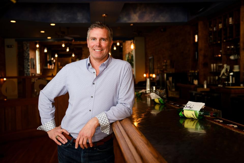 Table 301 president Carl Sobocinski poses for a portrait at his restaurant, Soby's, Thursday, March 14, 2019. 