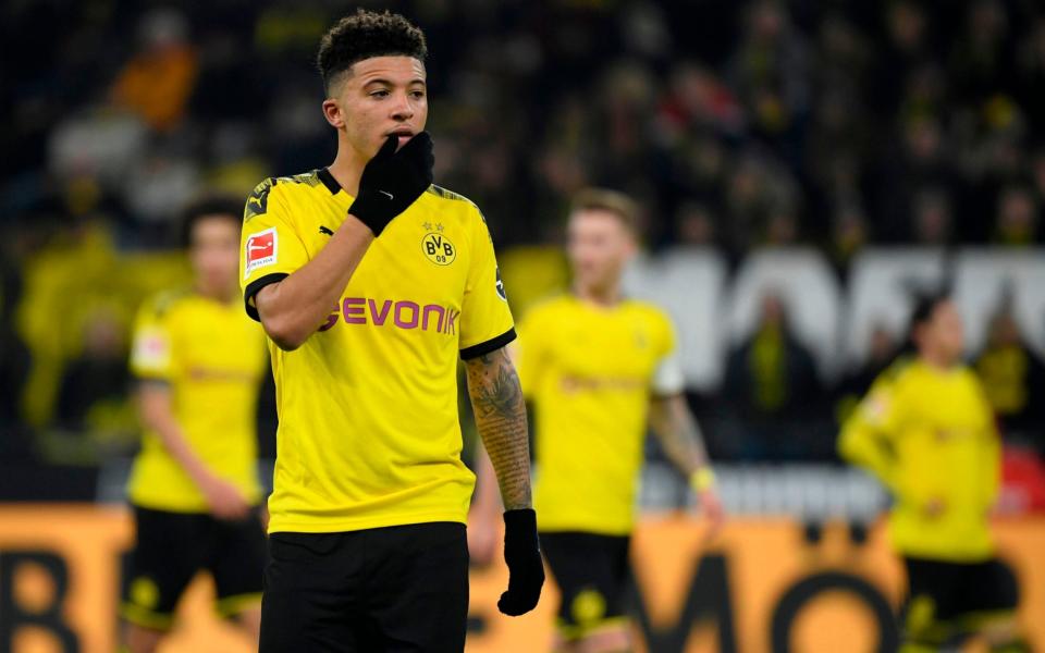 It is thought this will be Jadon Sancho's final season in Germany - AFP