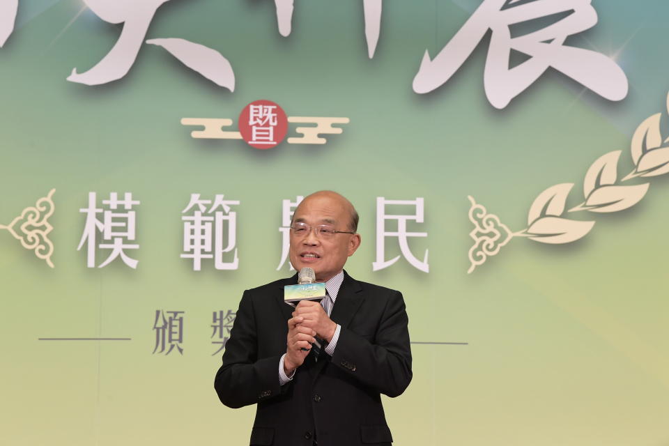 政府防豬瘟雷厲風行，行政院長蘇貞昌30日表示，因為大陸防再瘟不積極，我們只有自己自立（圖／行政院提供，2019,01,30)