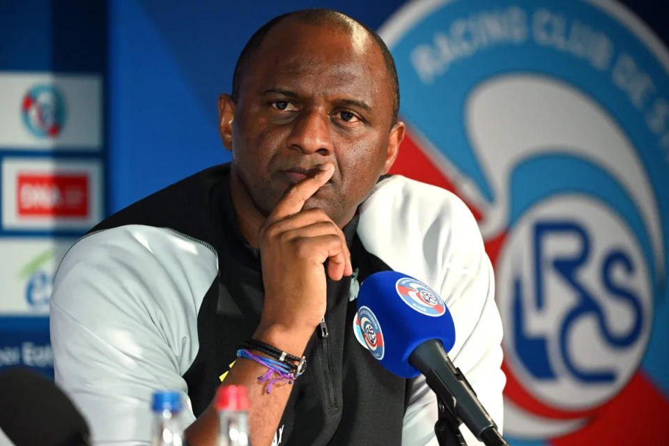 Patrick Vieira reveals Strasbourg’s lofty European ambitions