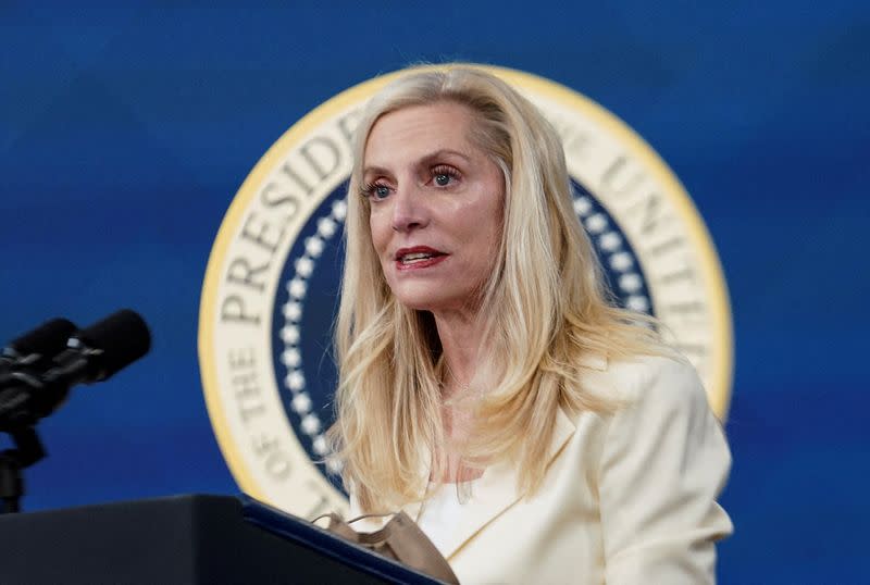 FILE PHOTO: U.S. President Biden announces nomination of Lael Brainard as Fed's vice chair