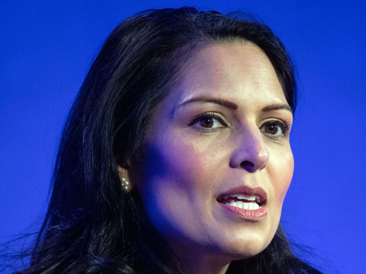 Priti Patel set out the government's post-Brexit points-based immigration system on Monday 13 July: PA