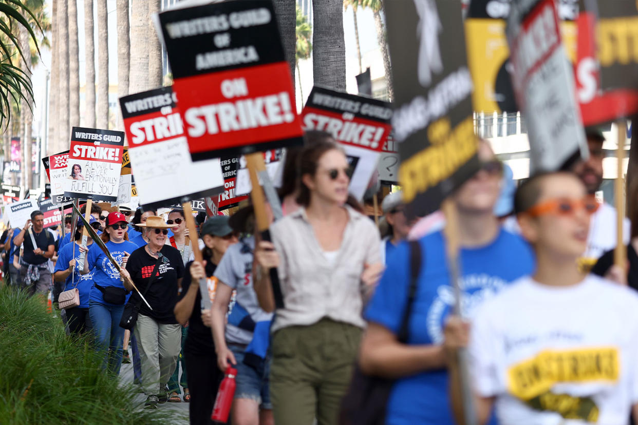 WGA Strike Mario Tama/Getty Images