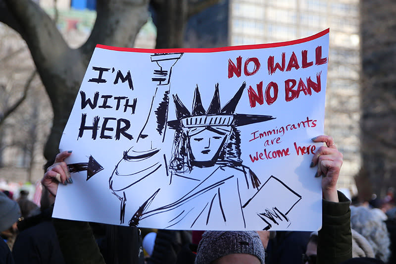 Protests against Trump’s travel ban hit the streets of NYC