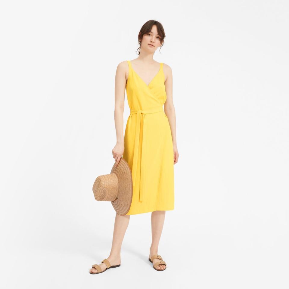 The Japanese GoWeave Tank Wrap Dress