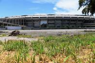<p>But six months on, Rio’s landmark stadium, the Maracana, has been left looted and vandalised (Vanderlei Almeida/AFP/Getty Images) </p>