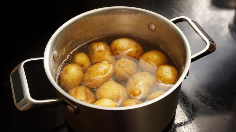 Pot of potatoes