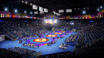 <p>Students fill the stands for Pauley Opening Madness, Nov. 2, 2012. (Photo: Courtesy LA 2024) </p>