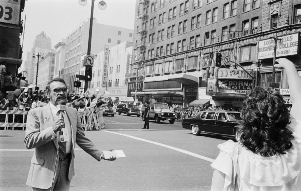 KMEX’s news operation in the action in the late 1980s