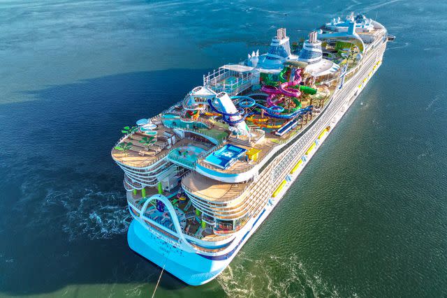 <p>Royal Caribbean</p> Icon of the Seas sets sail on Jan. 27.