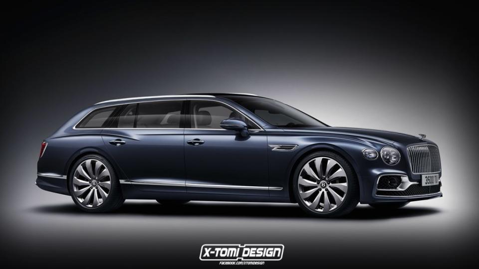 未來的訂製車款？X-Tomi Design繪製BENTLEY Flying Spur Wagon