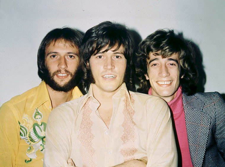 Maurice, Barry and Robin Gibb in 1970 - Credit: HBO/South Coast Press/Shutterstock