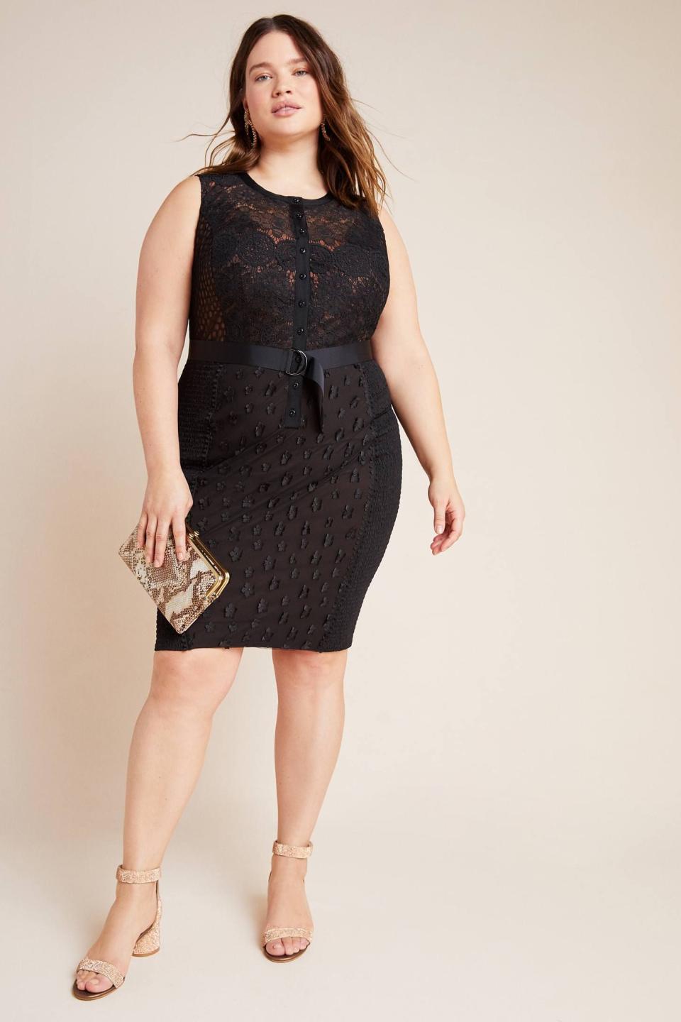 6) Gisella Lace Sheath Dress