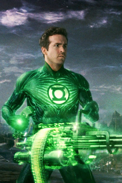 Ryan Reynolds in the 'Green Lantern'