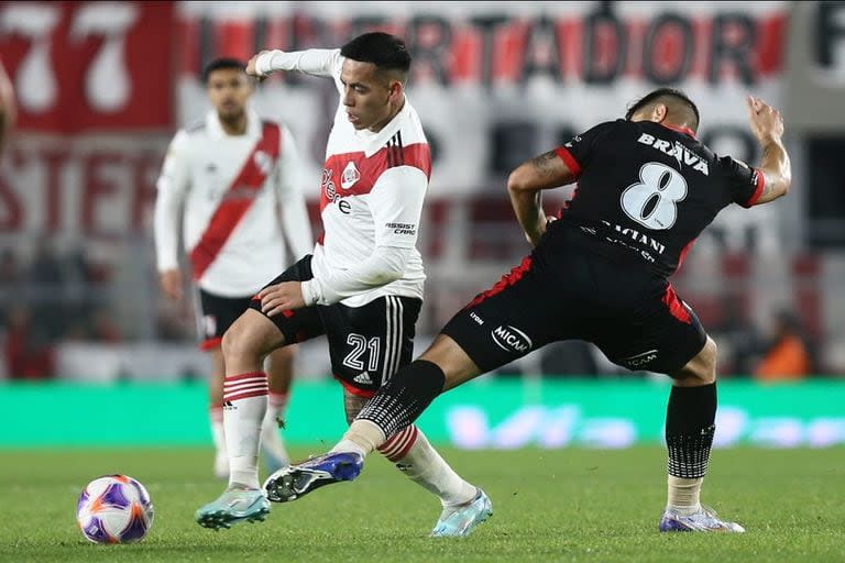 En el último partido entre River e Instituto, en el marco de la fecha 21 de la Liga Profesional 2023, el Millonario ganó por 3 a 1