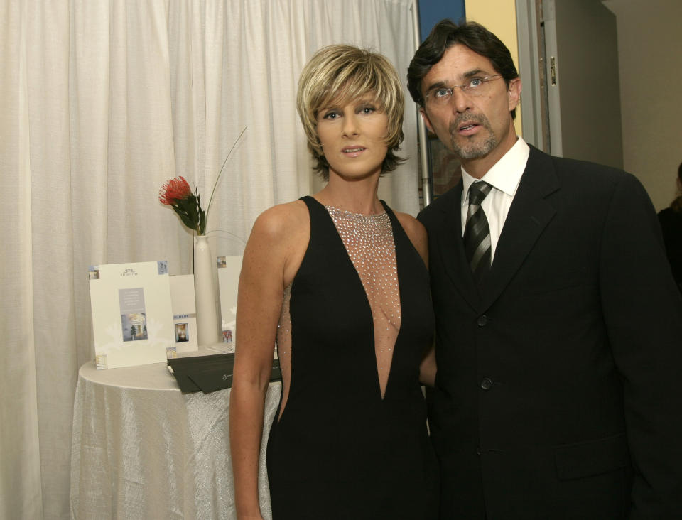 Christian Bach & Humberto Zurita en The Shoreham Hotel booth (Photo by Rodrigo Varela/WireImage)