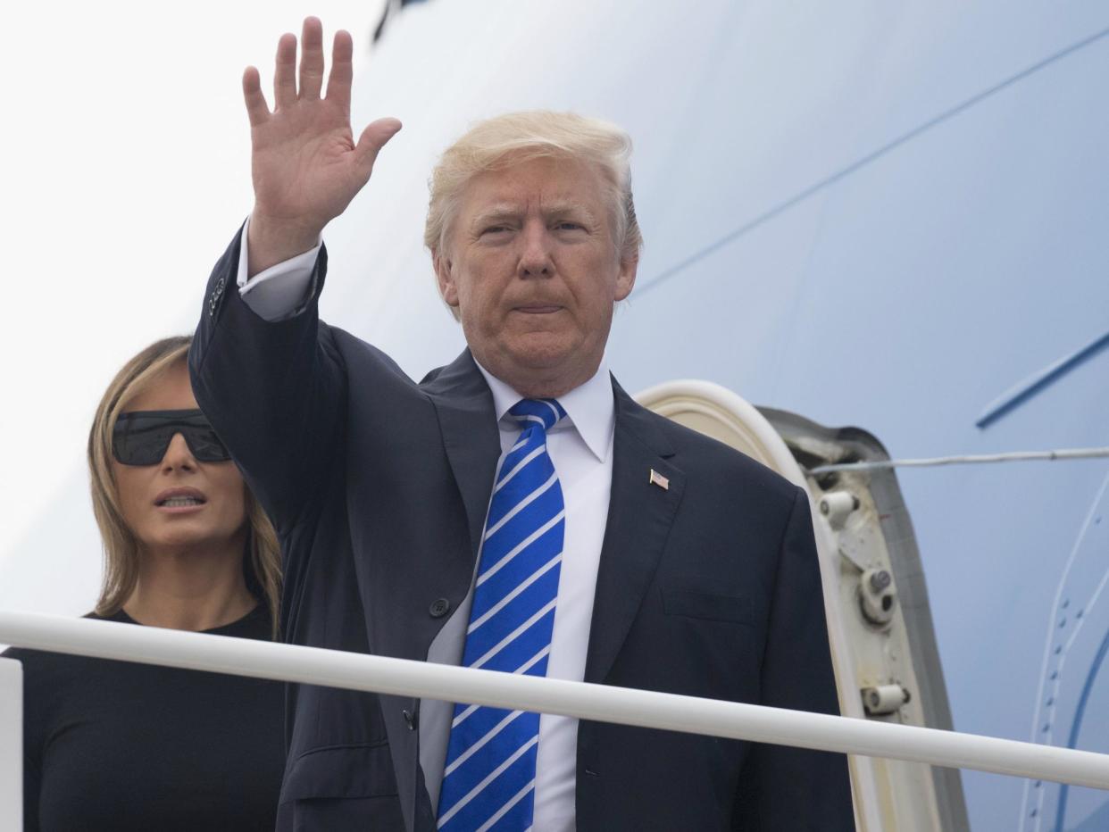 Donald Trump had trouble booking a hotel room for the G20 meeting in Hamburg, Germany: SAUL LOEB/AFP/Getty Images