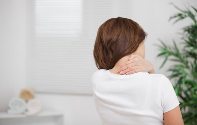 Persistent neck and back pains indicate you could be suffering from a slipped disc. (Thinkstock photo)