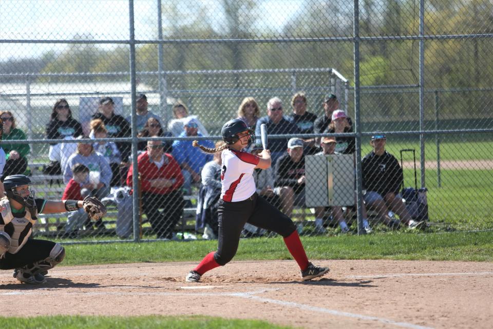 Yorktown softball beat Wapahani 6-1 in the 2022 Delaware County championship on Saturday, May 7, 2022.