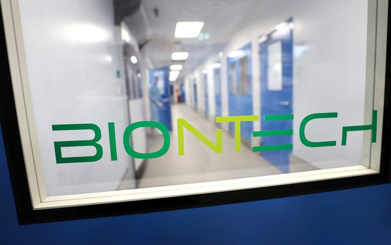 FILE PHOTO: BioNTech COVID-19 vaccine production facility in Marburg