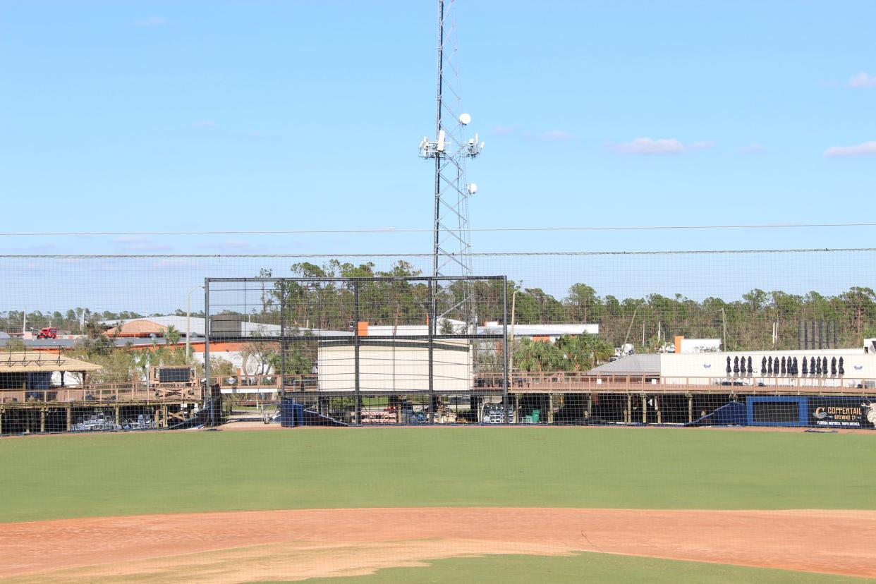 Hurricane Ian caused significant damage to Charlotte Sports Park, the spring training home of the Tampa Bay Rays.