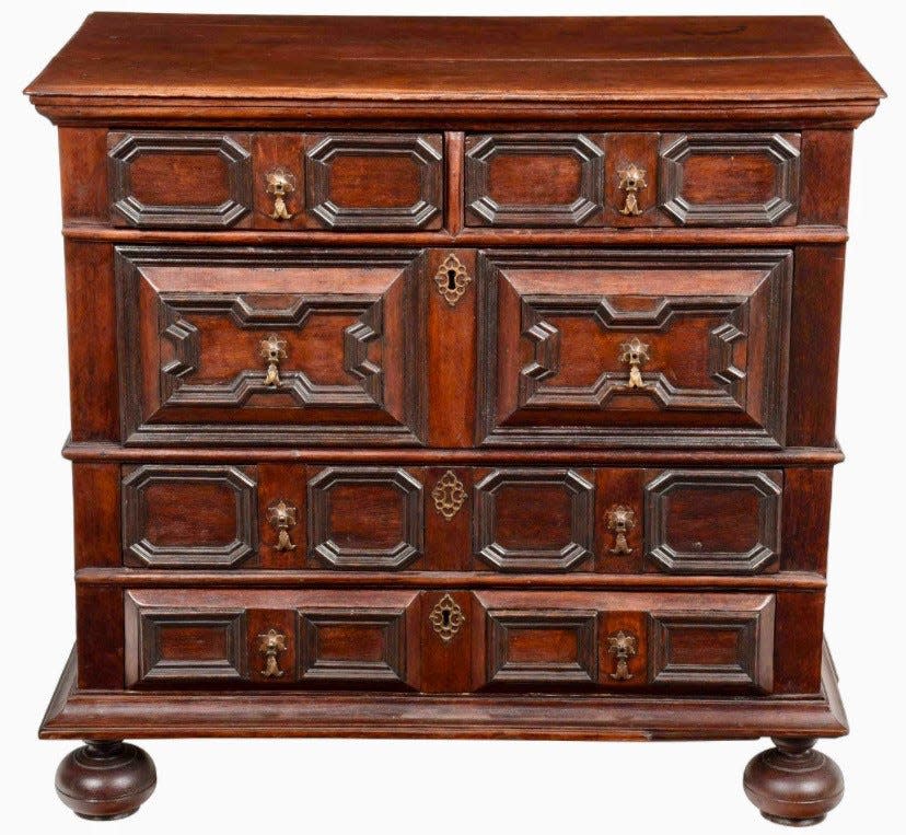 Old York Historical Society has purchased a rare Boston chest of drawers that descended in the Weare family of Cape Neddick, Maine.