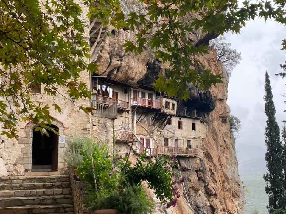 Just four monks inhabit Prodromou monastery (Clare Hargreaves)