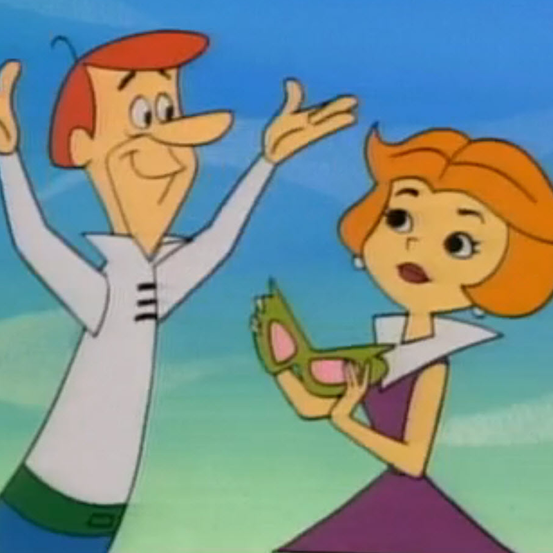 George Jetson, caricaturas