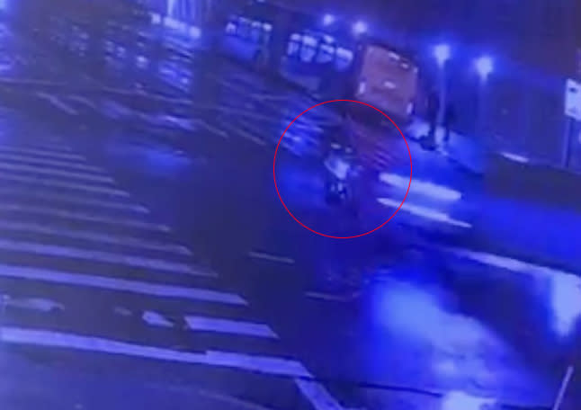 Surveillance footage shows Thierno Balde’s last moments, a split second before a Jeep Grand Cherokee plows into him at a Bronx intersection, killing him. The driver fled the scene and remains on the loose. NY Post
