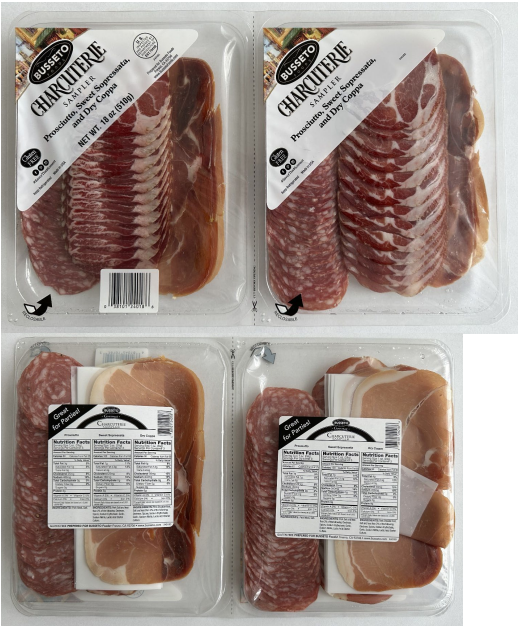 Fratelli Beretta USA Inc. is recalling over 11,000 pounds of Busseto Foods brand ready-to-eat charcuterie meat products due to a possible salmonella contamination.