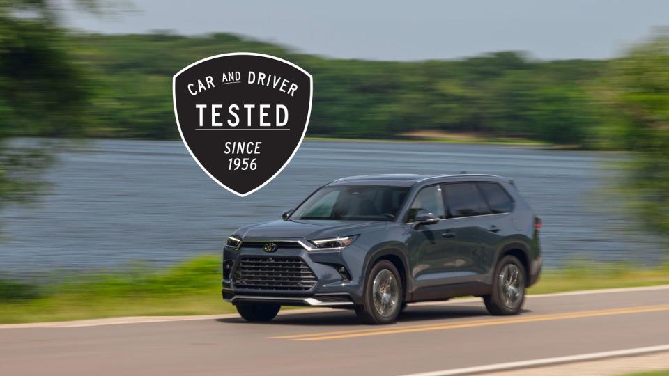 2024 toyota grand highlander tested