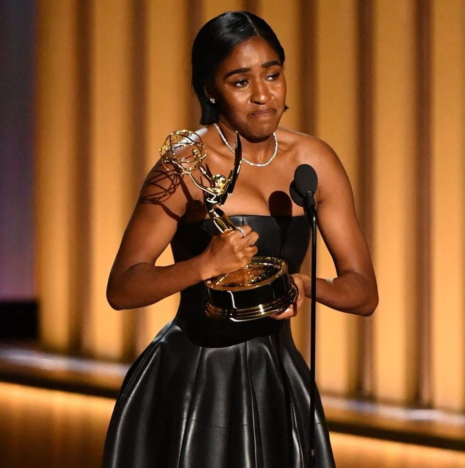 iconic queer moments 2024 emmy awards Ayo Edebiri wins The Bear Outstanding Supporting Actress Comedy Series