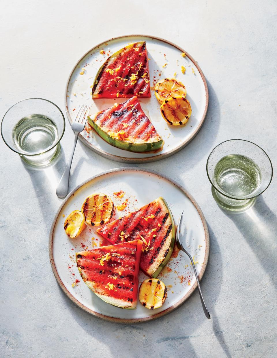 Hot-Sweet Grilled Watermelon