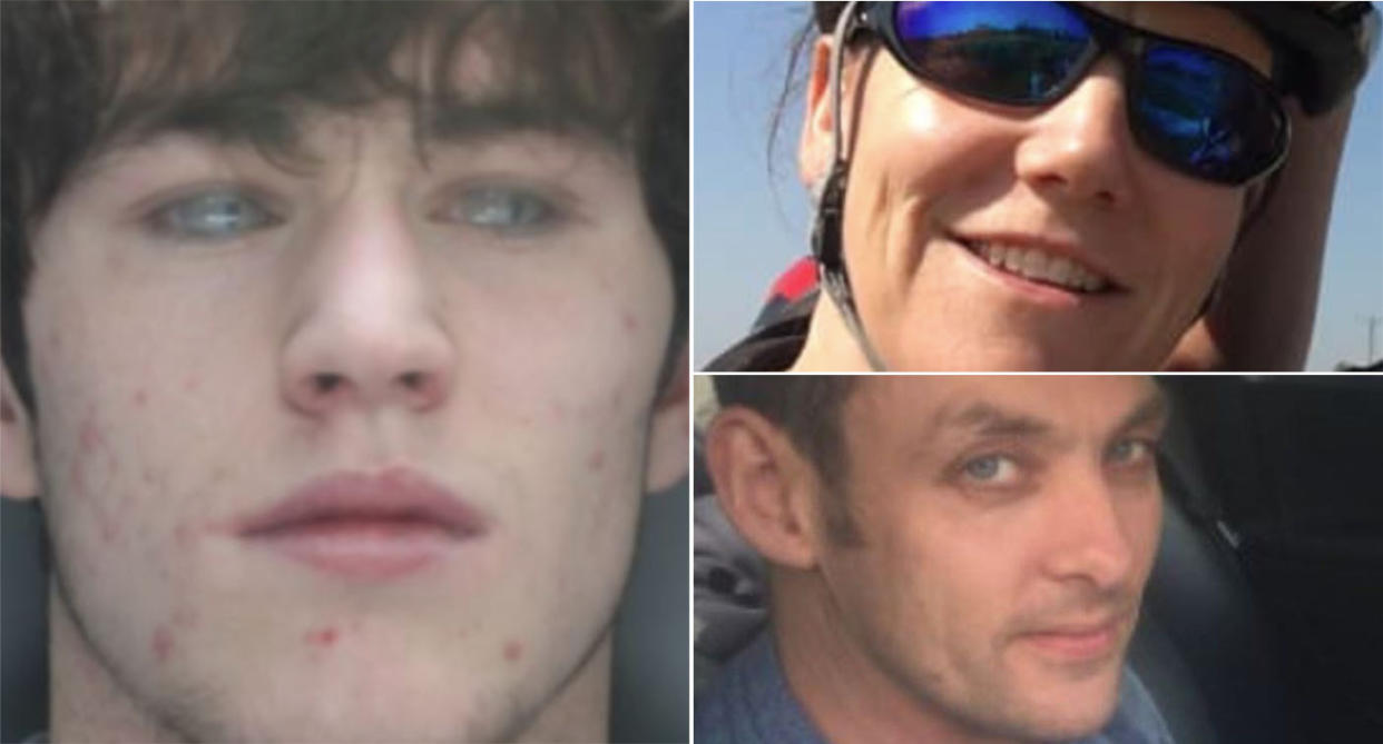 Clare Killey and Anthony Cope were killed when Colin Smith (left) ploughed into them in a speeding car. (Police Handout)
