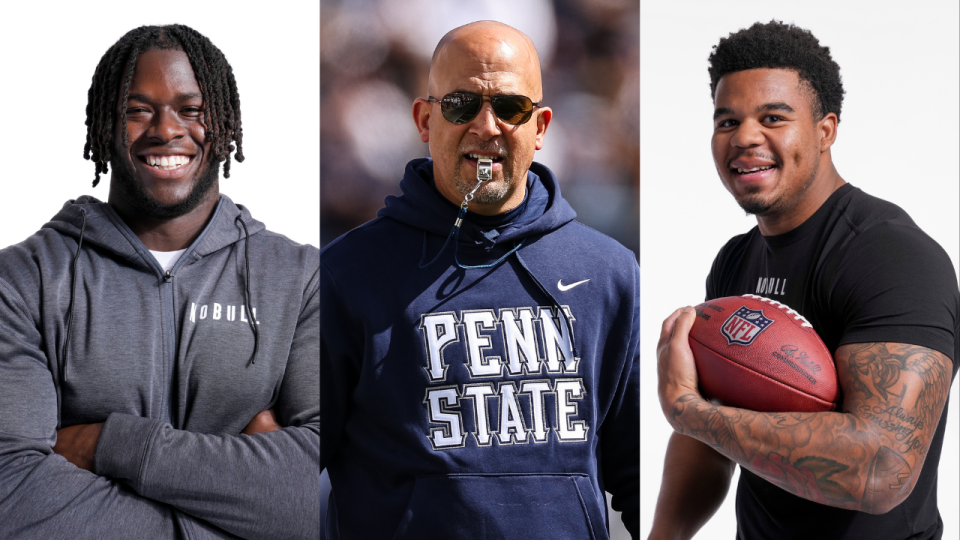 Penn State Football Coach Travels 57 Miles To Celebrate Olu Fashanu And Chop Robinson’s NFL Draft Success | Todd Rosenberg/ Scott Taetsch/ Todd Rosenberg/ Getty Images