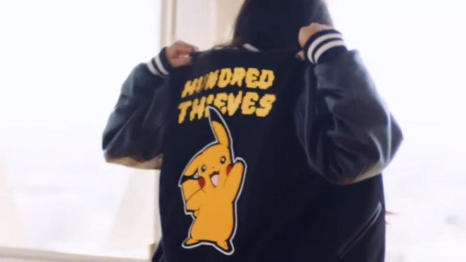 pokemon 100 thieves jacket